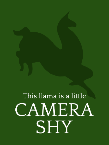 This animal is camera shy.